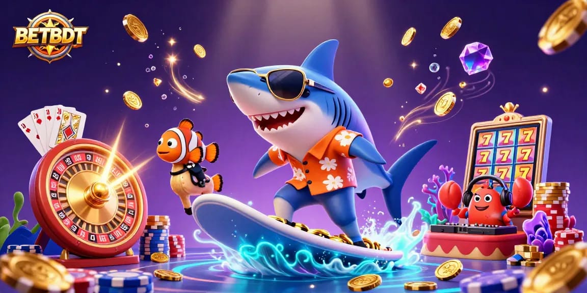Join the excitement at BETBDT while surfing a wave of coins and engaging in thrilling casino games.