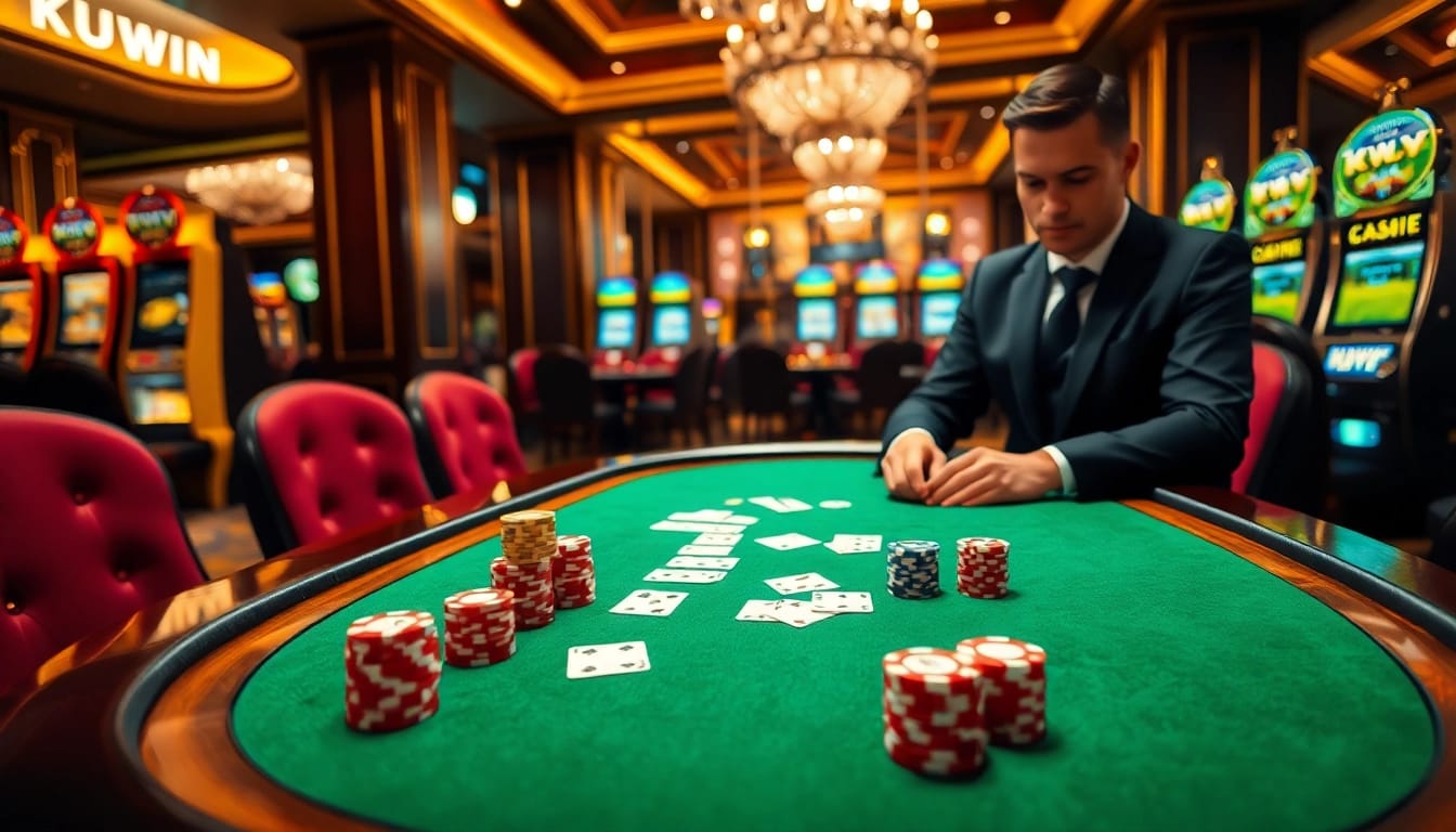Experience the thrill of high-stakes poker at KUWIN, where strategy meets excitement.