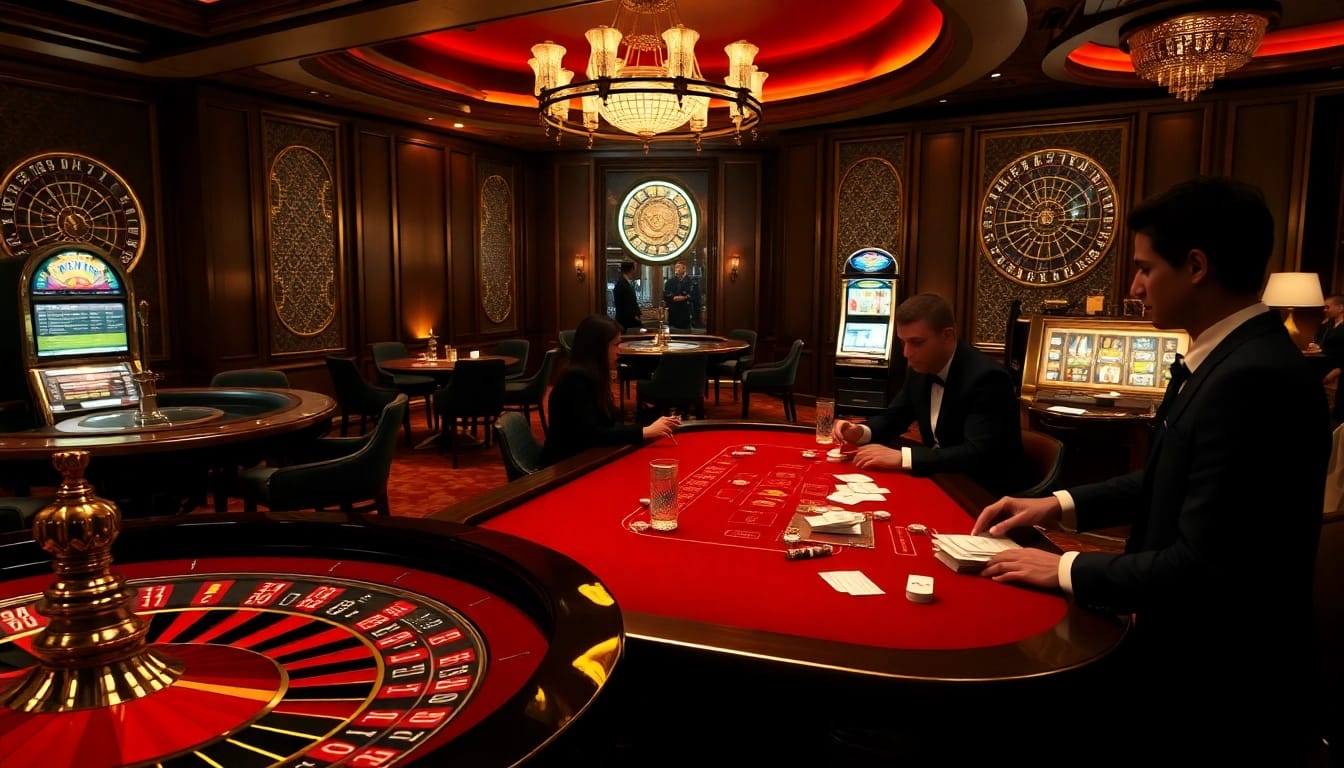 Engaging in a thrilling game at the hidden wiki-themed casino table under dim lighting.