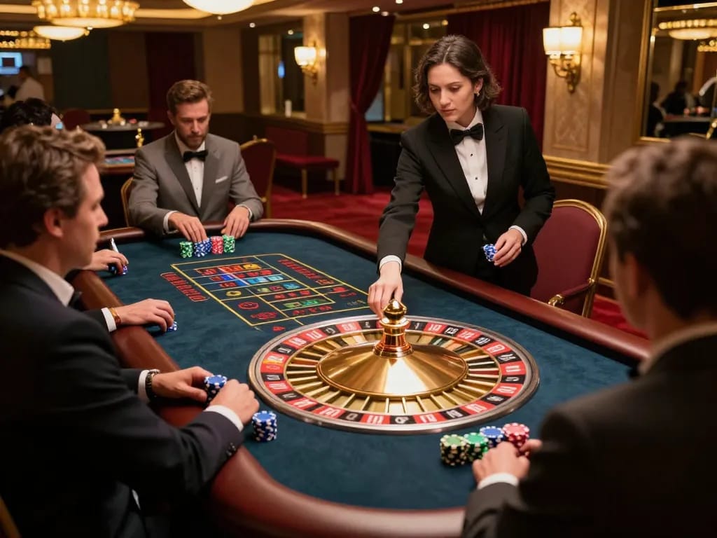 Watch players enjoy thrilling roulette action at 188bet casino while placing bets.