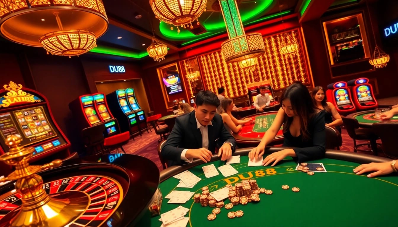 Experience high-stakes gaming at https://du88.sbs/ with thrilling roulette and poker excitement.