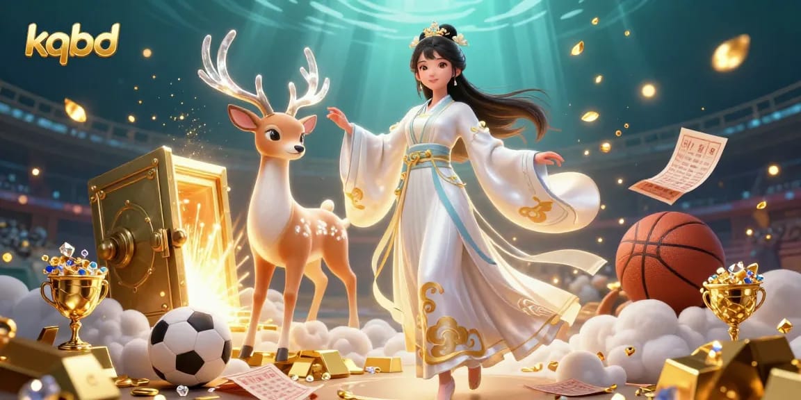 Experience thrilling kqbd sports betting with dynamic illustrations of sports elements and beautiful characters.