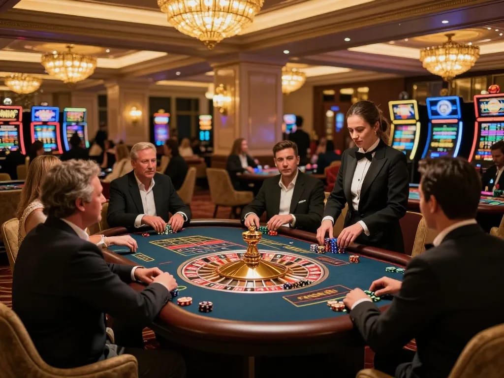 Players engaging with the thrilling roulette experience at 789WIN casino, showcasing excitement and strategic betting.
