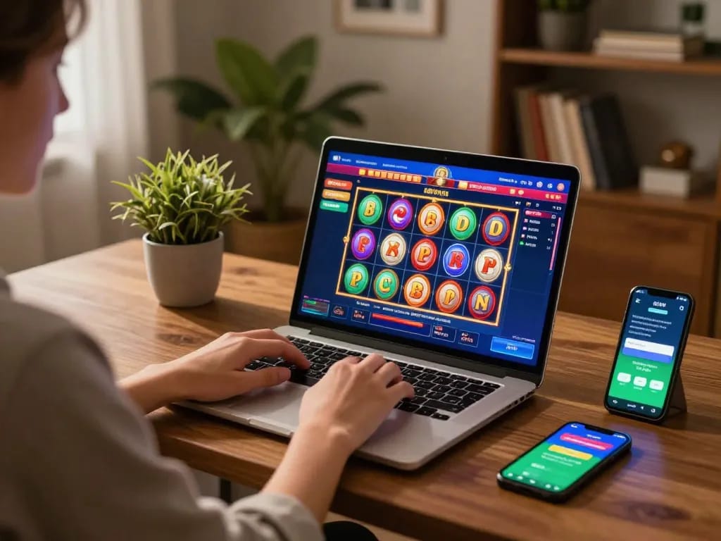 Engaging online gaming scene with đăng ký 88aa providing thrilling betting opportunities on a sleek setup