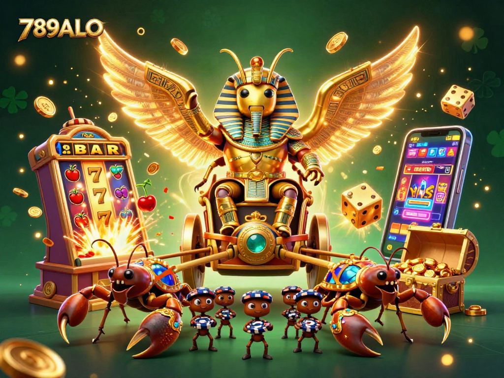 Experience the thrill of winning at 789ALO with a vibrant casino atmosphere, featuring epic characters and gripping elements