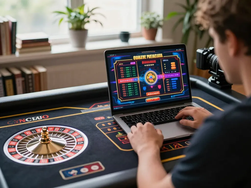 Winning moments at HELLO88 online casino as player engages with roulette game