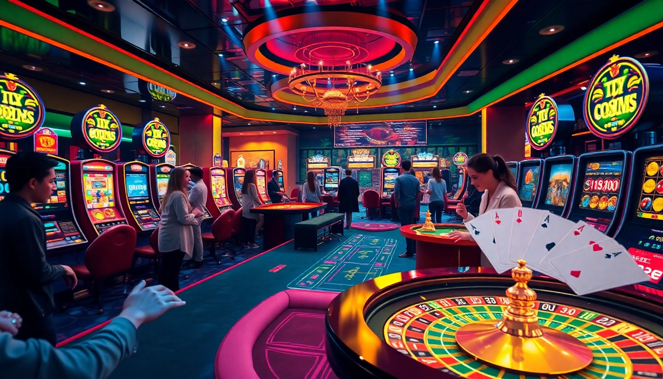 Engage in exhilarating gaming action at https://luck88.video/ with immersive casino visuals showcasing roulette and slot machines.