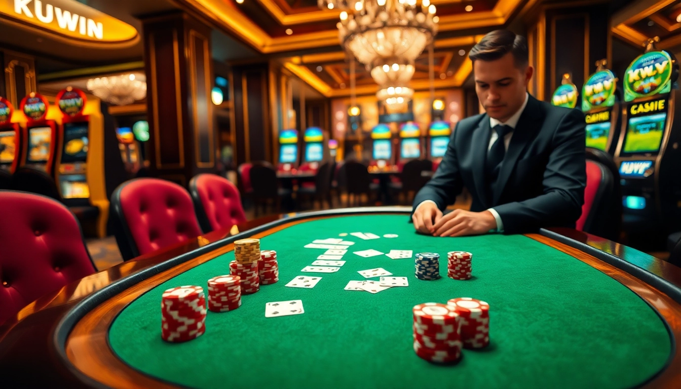 Experience the thrill of high-stakes poker at KUWIN, where strategy meets excitement.