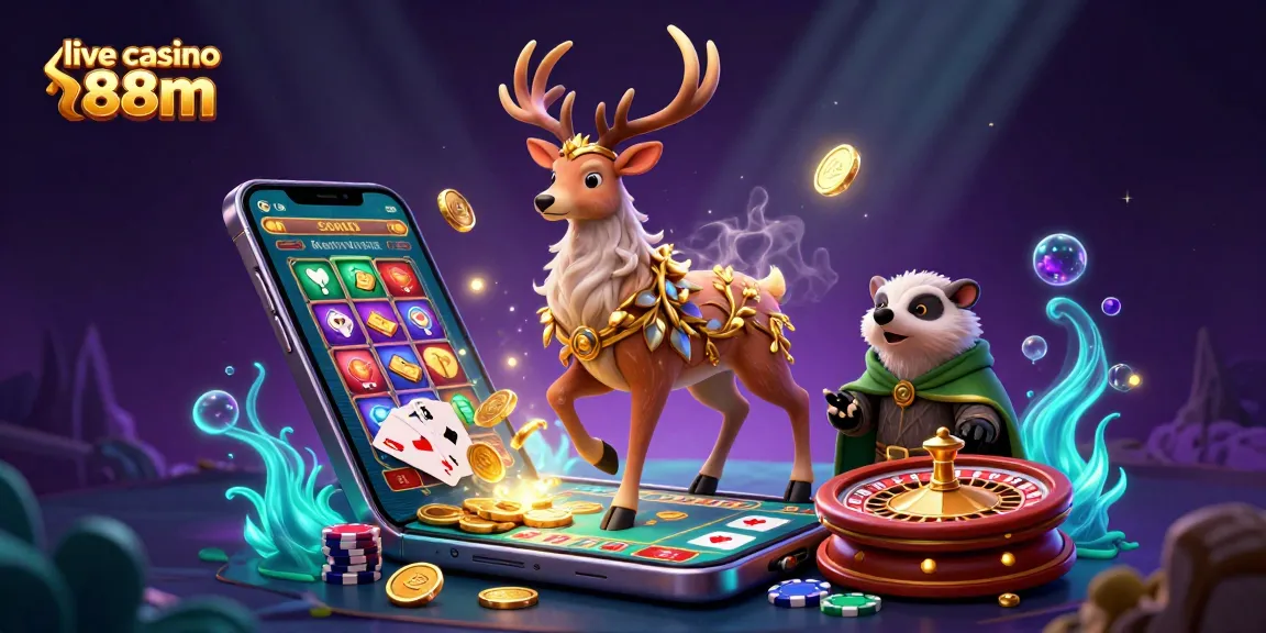 Engage in exhilarating gameplay at live casino 88m with 3D animated characters and vibrant gaming elements.
