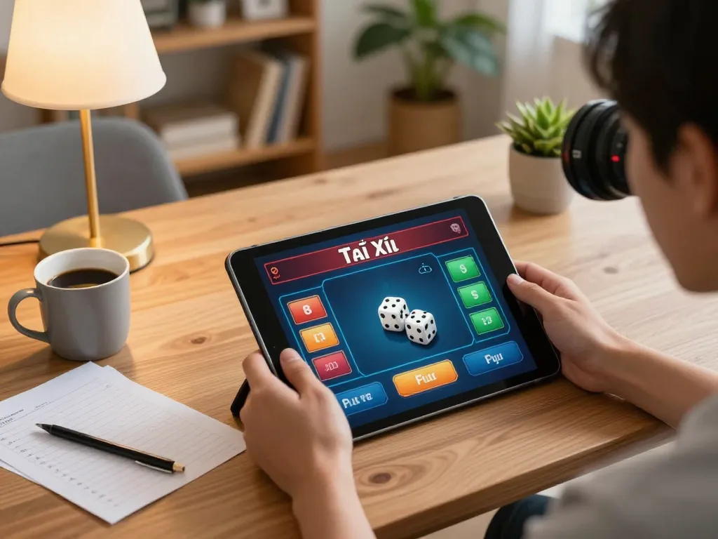 Engage in Tài Xỉu online gameplay on your tablet at home with taixiuonline8.