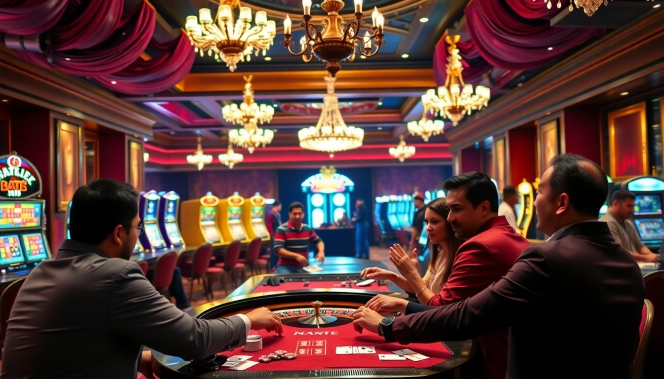 Experience the excitement of KK55 with dynamic casino visuals featuring roulette and poker.