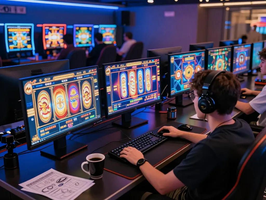 A player engages with AGENSLOT188 online slots, showcasing excitement and responsible gaming tactics with jaeyongkim highlighted in the action.