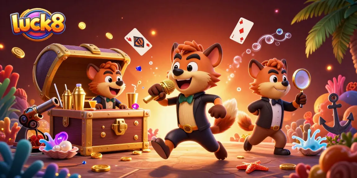 Experience the vibrant casino scene at luck8 where hyenas entertain in style, showcasing energetic gaming excitement.