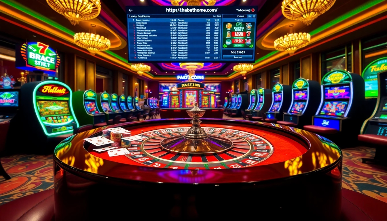 Experience the excitement of gambling at https://thabethome.com/ with vibrant casino visuals.