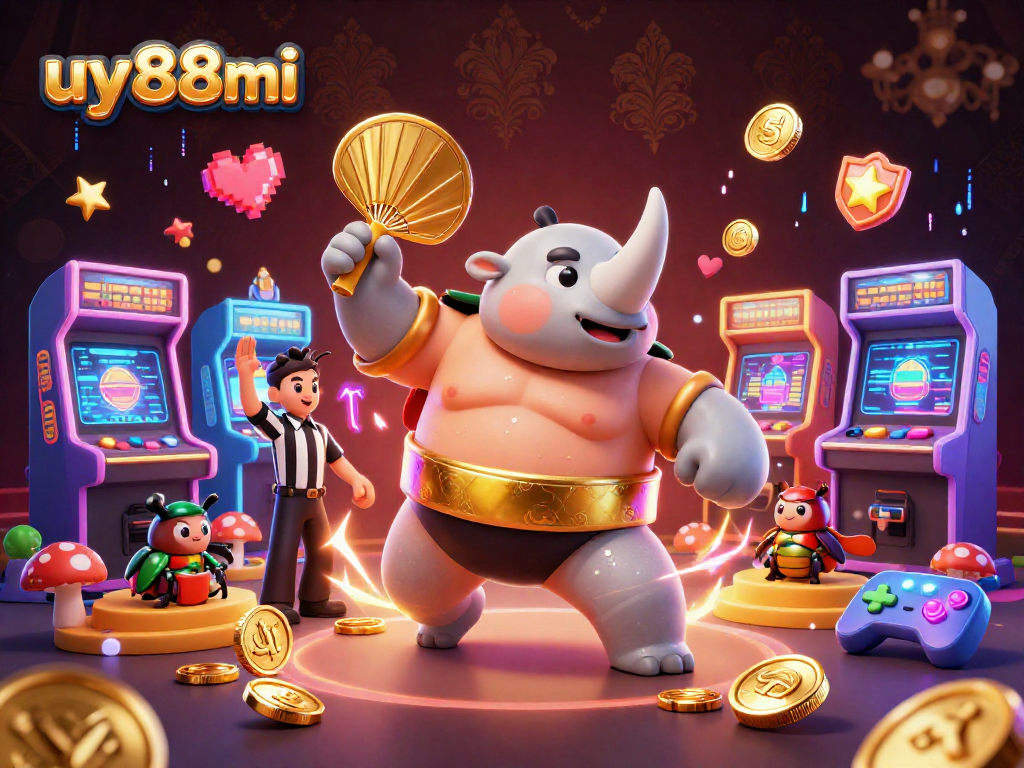 Experience thrilling moments at uy88mi with a beetle champion and dazzling casino elements!