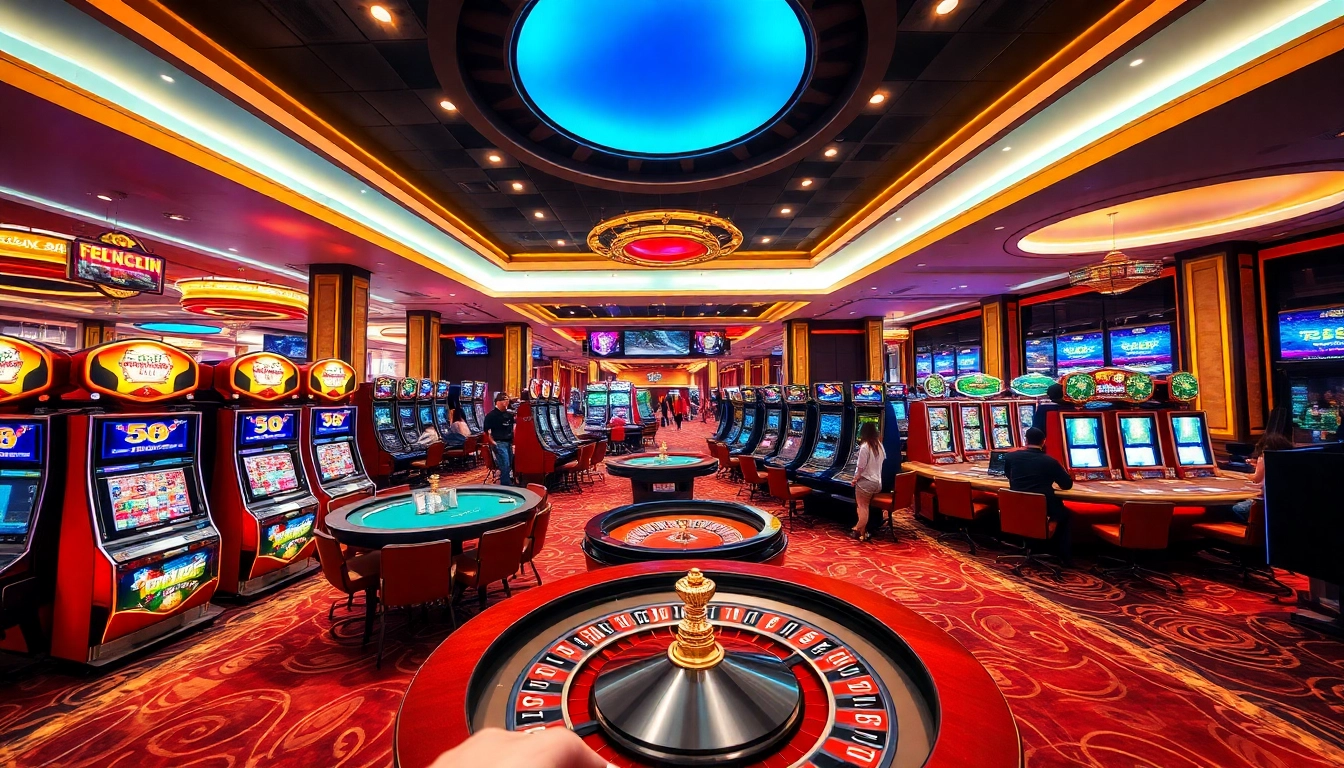 Experience the excitement at nhà cái 58WIN with vibrant casino games and engaging players.
