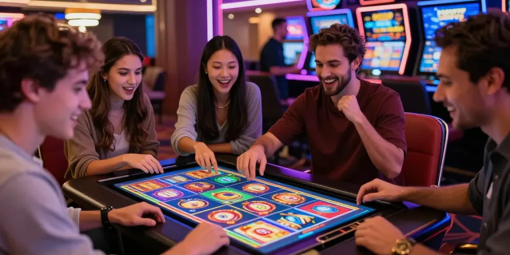 Exciting Bonus Buy slots experience at https://stargazyinn.co.uk with players enjoying vibrant digital games.