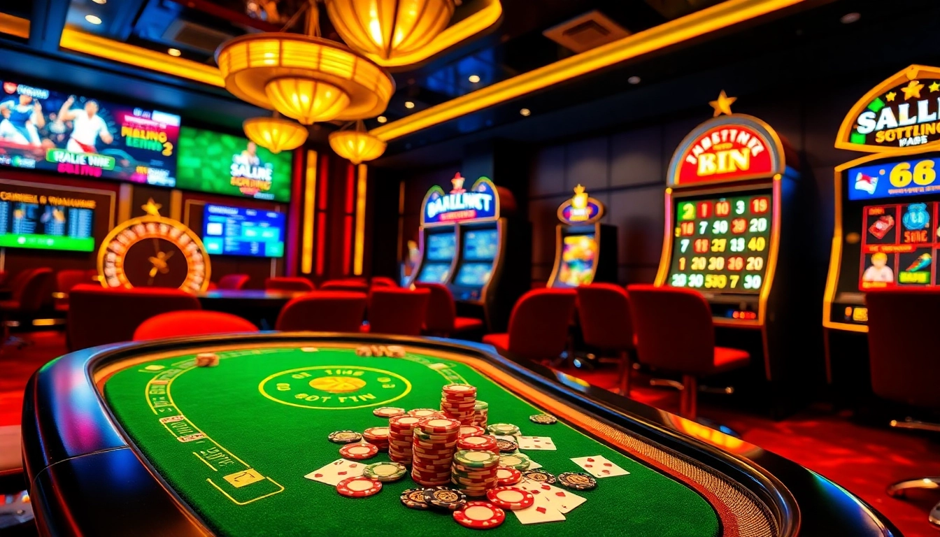 Experience the thrill of KU88 casino with vibrant gaming action and luxurious ambiance.