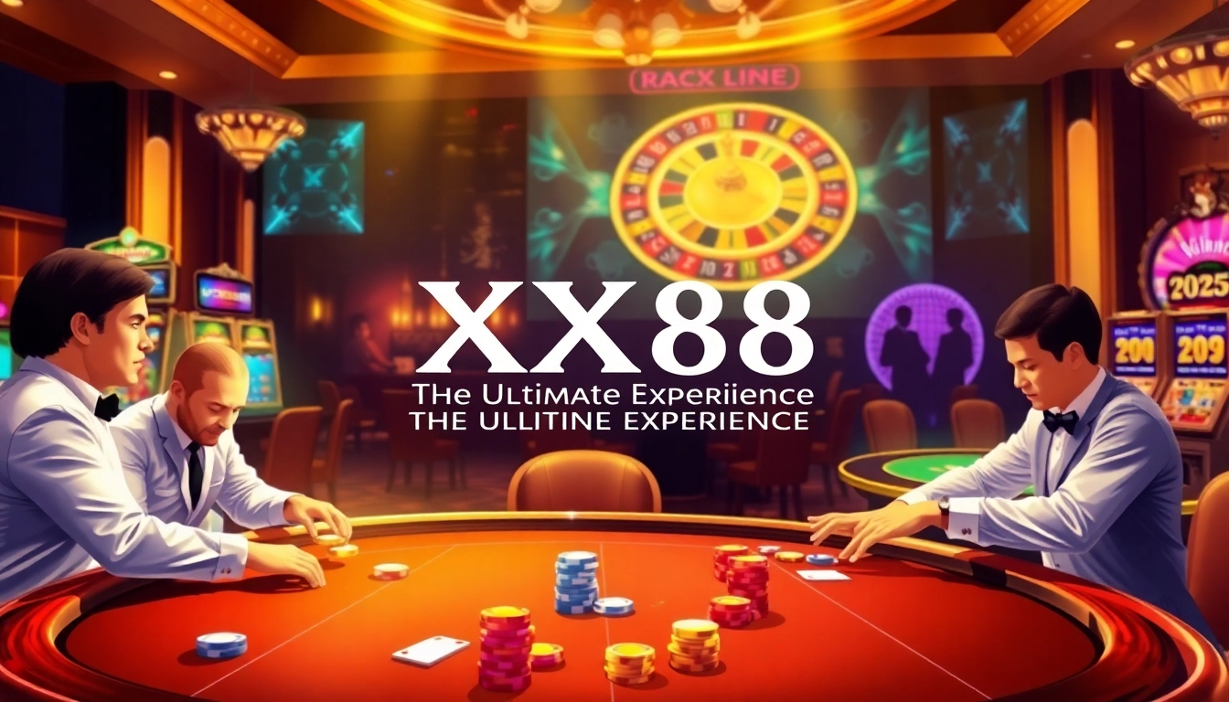 Experience the luxury of gambling at XX88, featuring an exciting casino scene with professional players.
