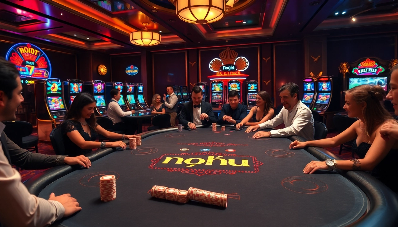 Engage in thrilling nohu casino action at vibrant game tables with exciting gameplay.