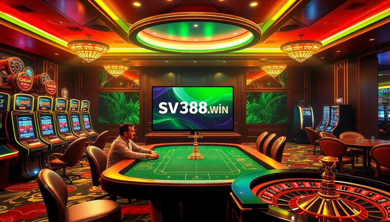 Experience the excitement of betting at https://sv388win.live with vibrant casino elements and thrilling visuals.