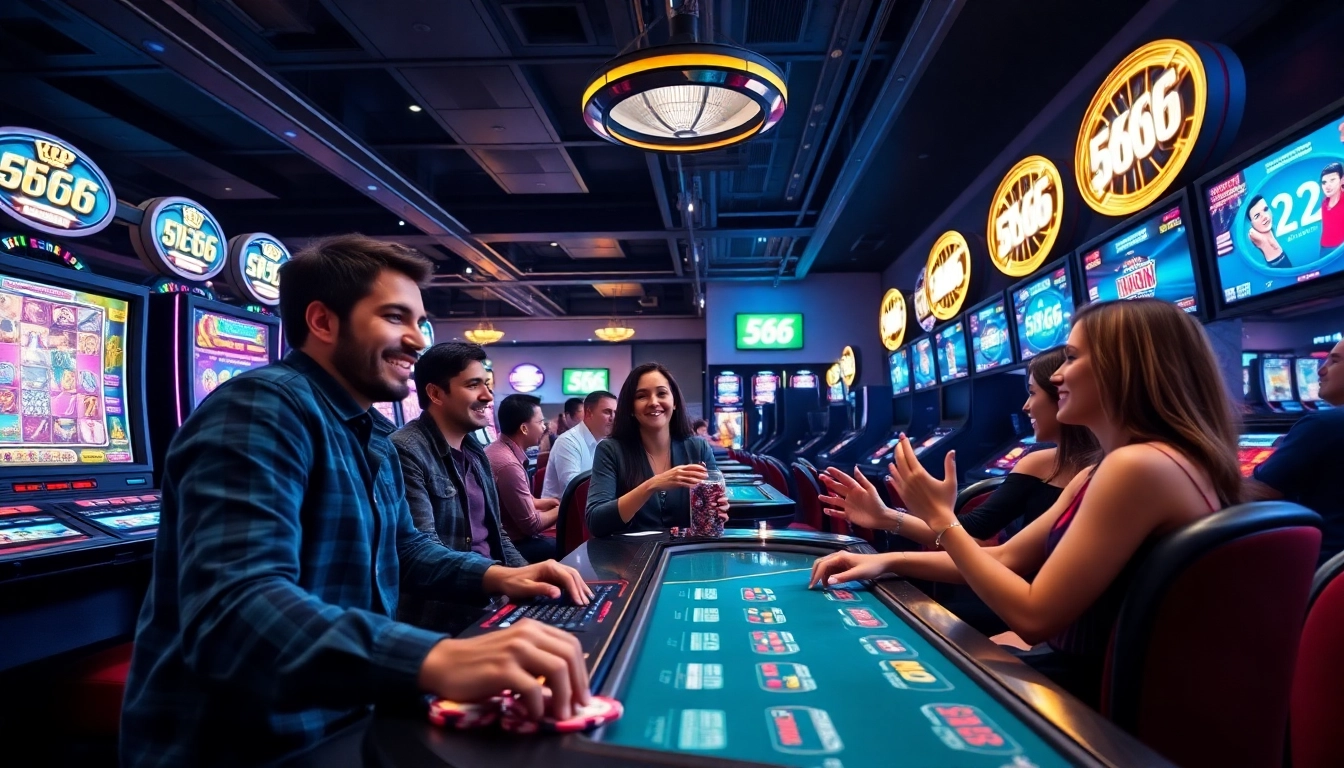 Players enjoying diverse games at 566 beauty, the premier online casino platform in 2025.