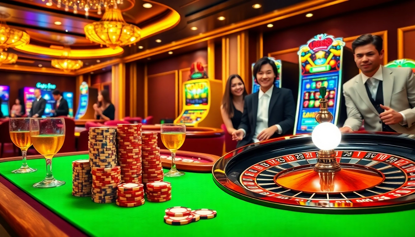 Experience exhilarating gameplay at U8888 casino with vibrant tables and thrilling slot machines.