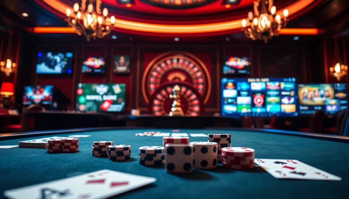 Players enjoying a dynamic gaming experience at TG88's online casino, showcasing excitement and professionalism.