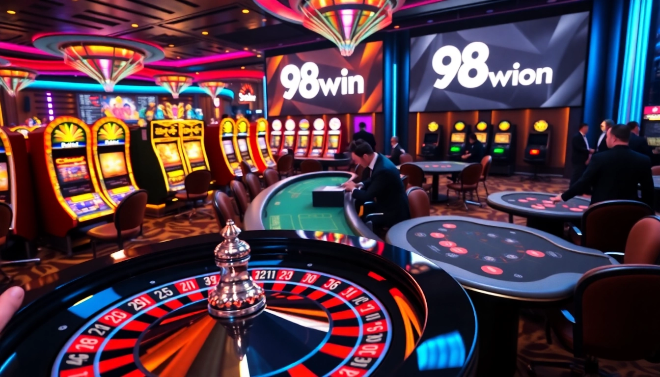 Experience the thrill of gambling at 98win com with dynamic casino visuals and interactive games.