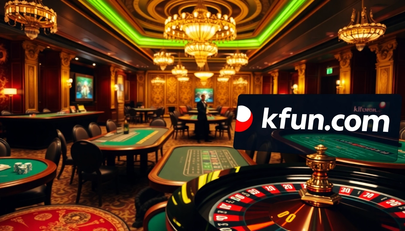 Engage with thrilling games on okfun.com while placing bets at luxurious casino tables.