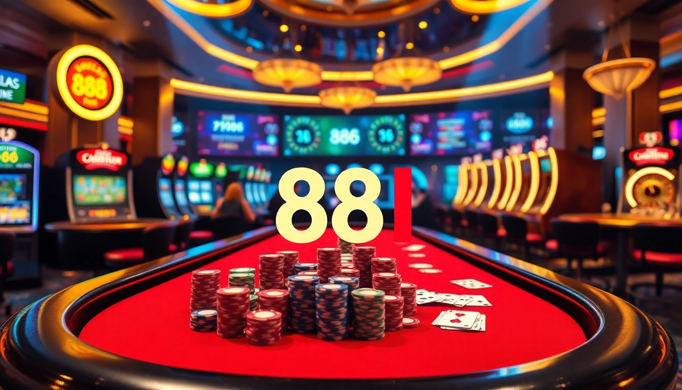 Experience the thrill of high-stakes poker at 88I casino with vibrant tables and exciting gameplay.