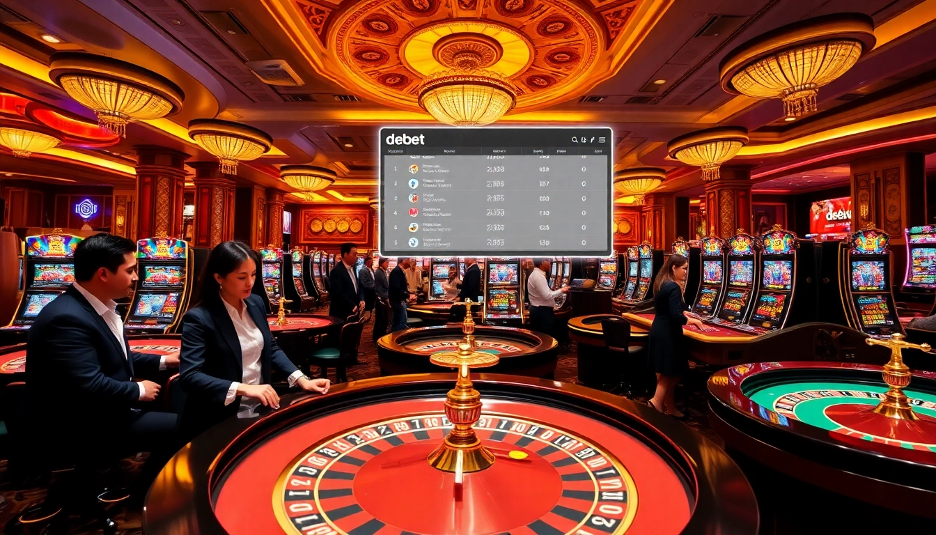 Experience the excitement of gambling at https://debet.jp.net/, featuring vibrant slot machines and engaging card games.